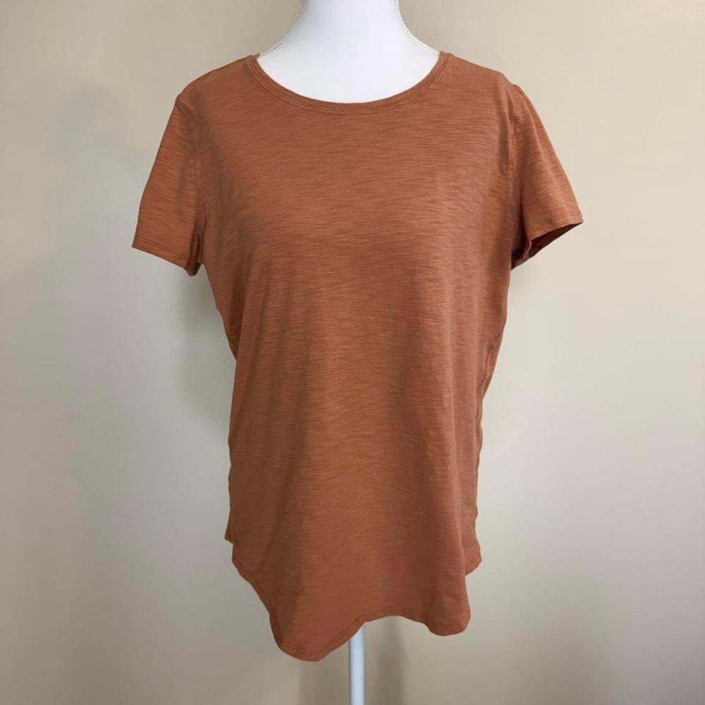 Lululemon Love Crew Pima Cotton Blend T-Shirt Womens Sz 8 Athleisure Activewear